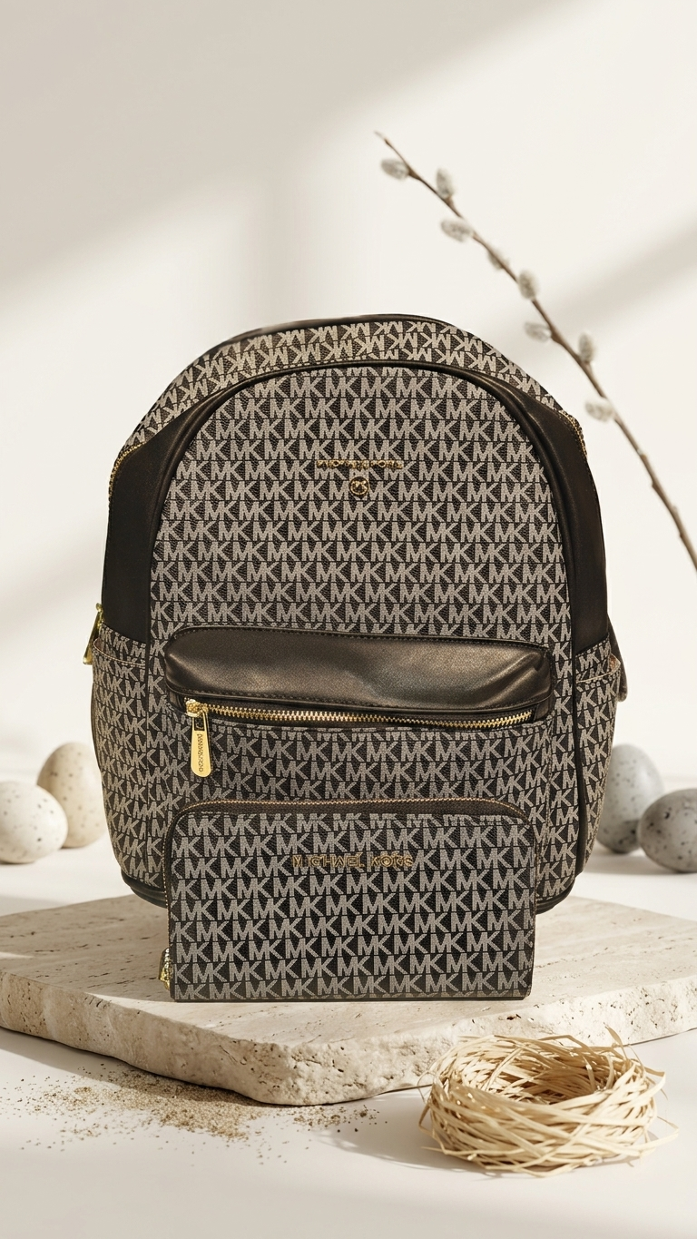 Michael Kors Backpack with Wallet –  22086