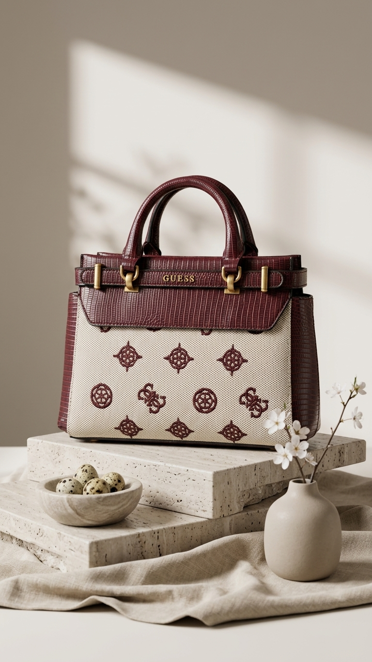 Guess Sestri logo mini satchel - 9066-X