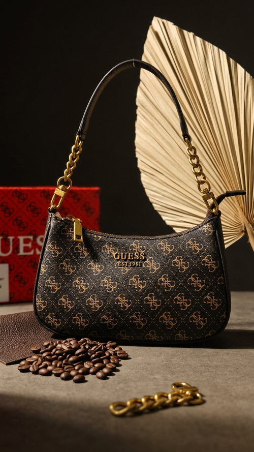 GUESS Shoulder Bag 'NOELLE II TOP ZIP SHOULDER BAG' - 6040 GS