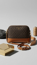 Michael Kors Large Logo Print Domo Crossbody Bag - 23032