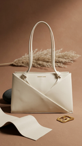 CHARLES & KEITH Midori Geometric Tote Bag - 1268