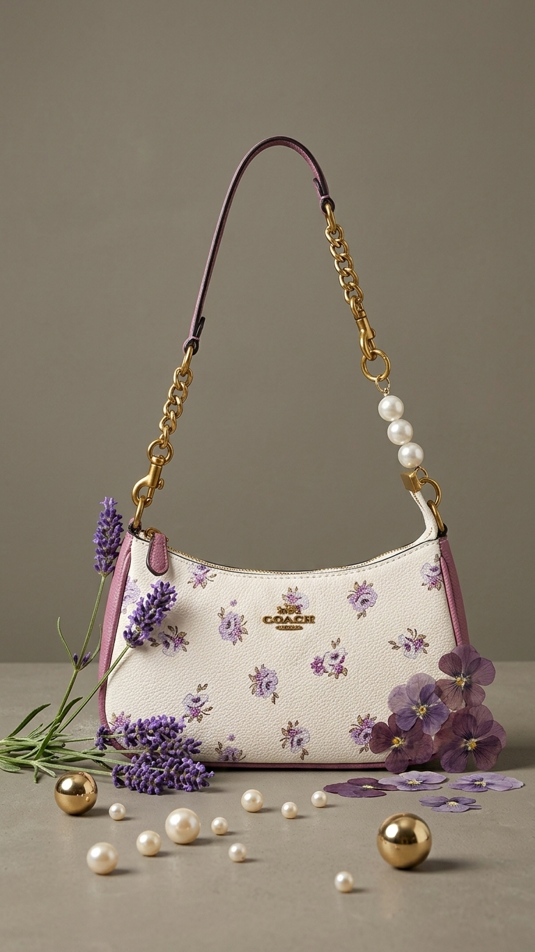 Coach Teri Shoulder Bag With Floral Print M58518