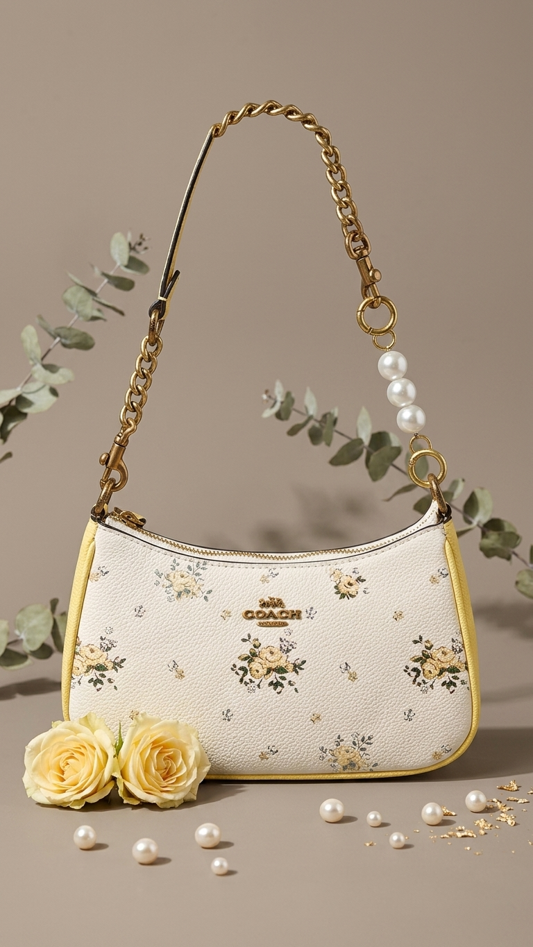 Coach Teri Shoulder Bag With Floral Print M58518