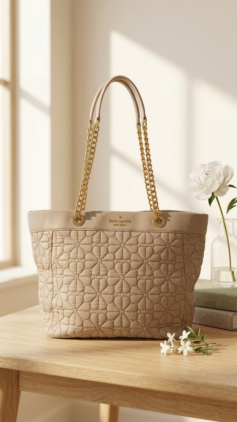 Kate Spade Quilted Large Tote -K004