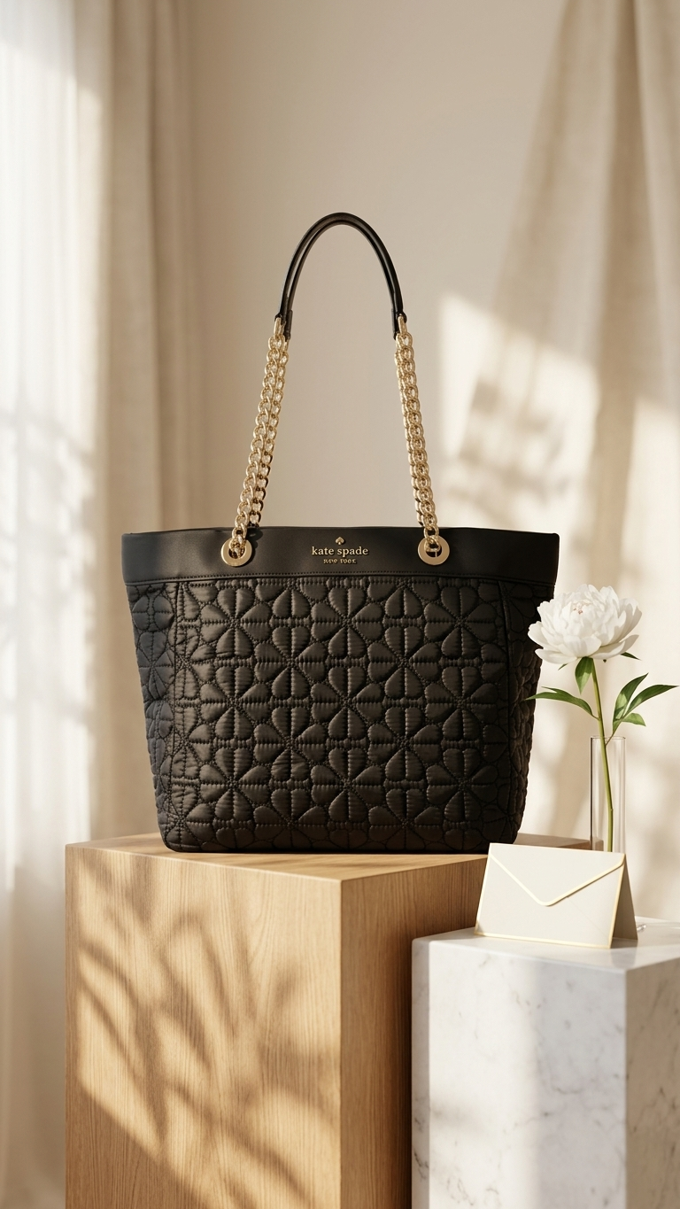 Kate Spade Quilted Large Tote -K004