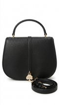 Kayla Pebbled Leather Saddle Bag - 2303