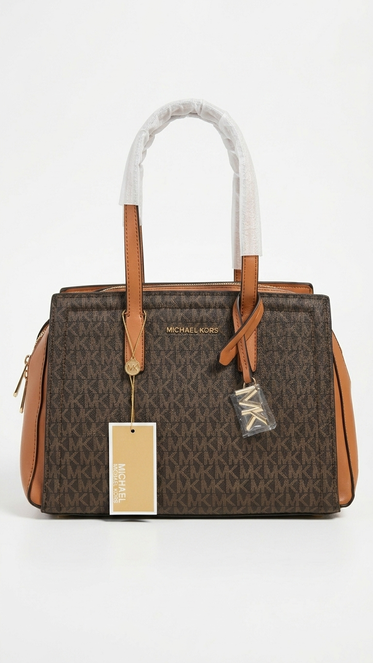 MICHAEL Michael Kors Laila Medium Signature Logo Tote Bag - 1690